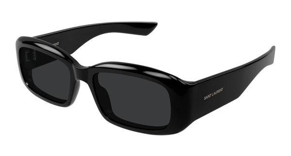 SAINT LAURENT ブラックサングラス Saint Laurent SL 809 Rectangle Sunglasses | Fashion Eyewear US