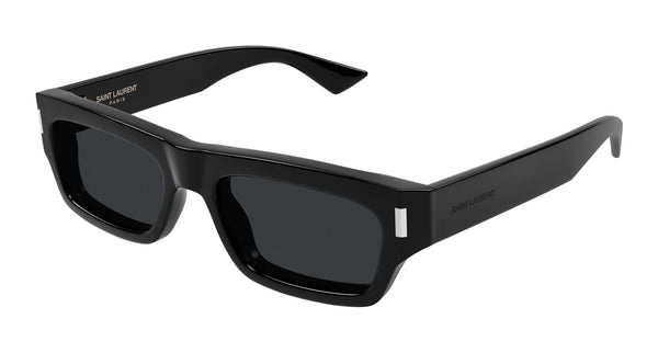 SAINT LAURENT CLASSIC TRU サングラス Saint Laurent Women's 587 New Classic Square Sunglasses, Shiny