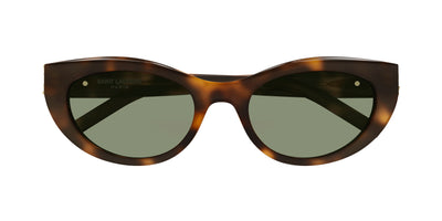 Saint Laurent SL M115 Havana/Green #colour_havana-green