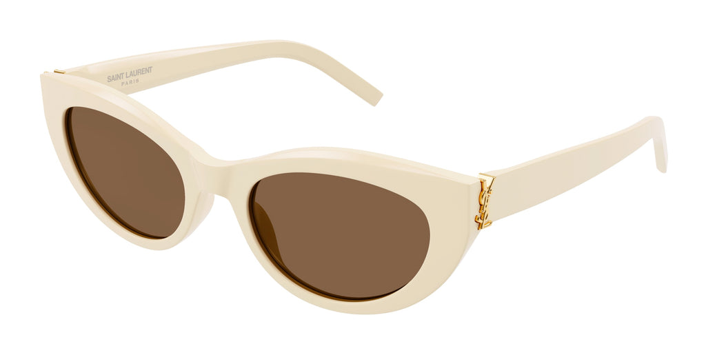 Saint Laurent SL M115 Ivory/Brown #colour_ivory-brown