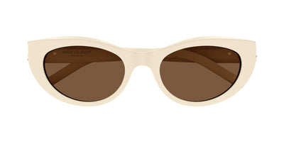 Saint Laurent SL M115 Ivory/Brown #colour_ivory-brown