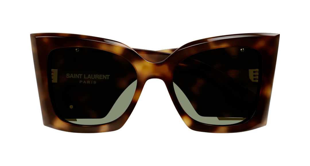 YSL M119 Blaze Cateye Luxury Black and Gold Sunglasses SL M119 Blaze oversized sunglasses in black - Saint Laurent  main image 4
