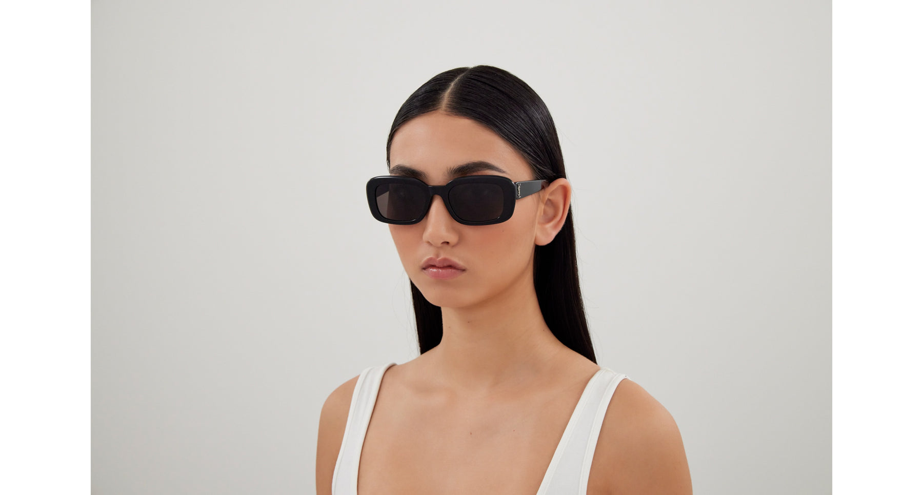 Saint Laurent SL M130/F Rectangle Sunglasses | Fashion Eyewear US