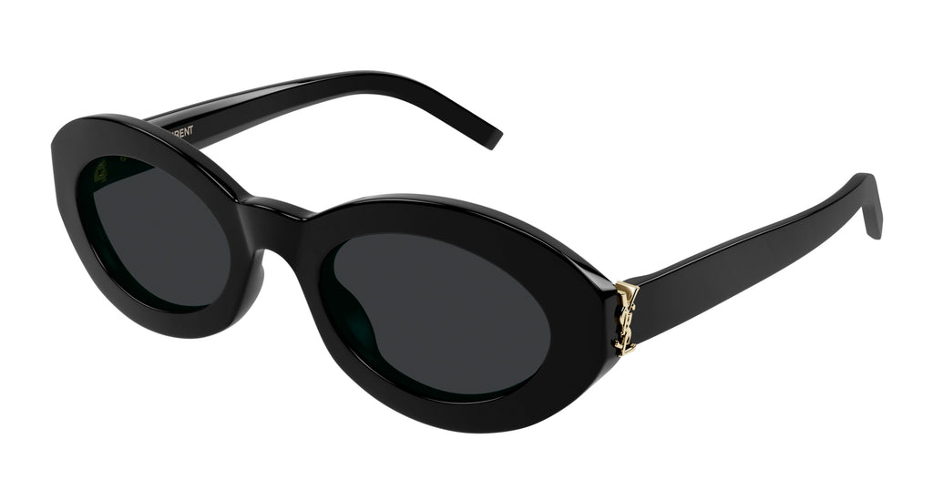 SAINT LAURENT SL M136 オハルフレム サンクラス 【関税込】 Saint Laurent SL M136 Round Sunglasses | Fashion Eyewear US