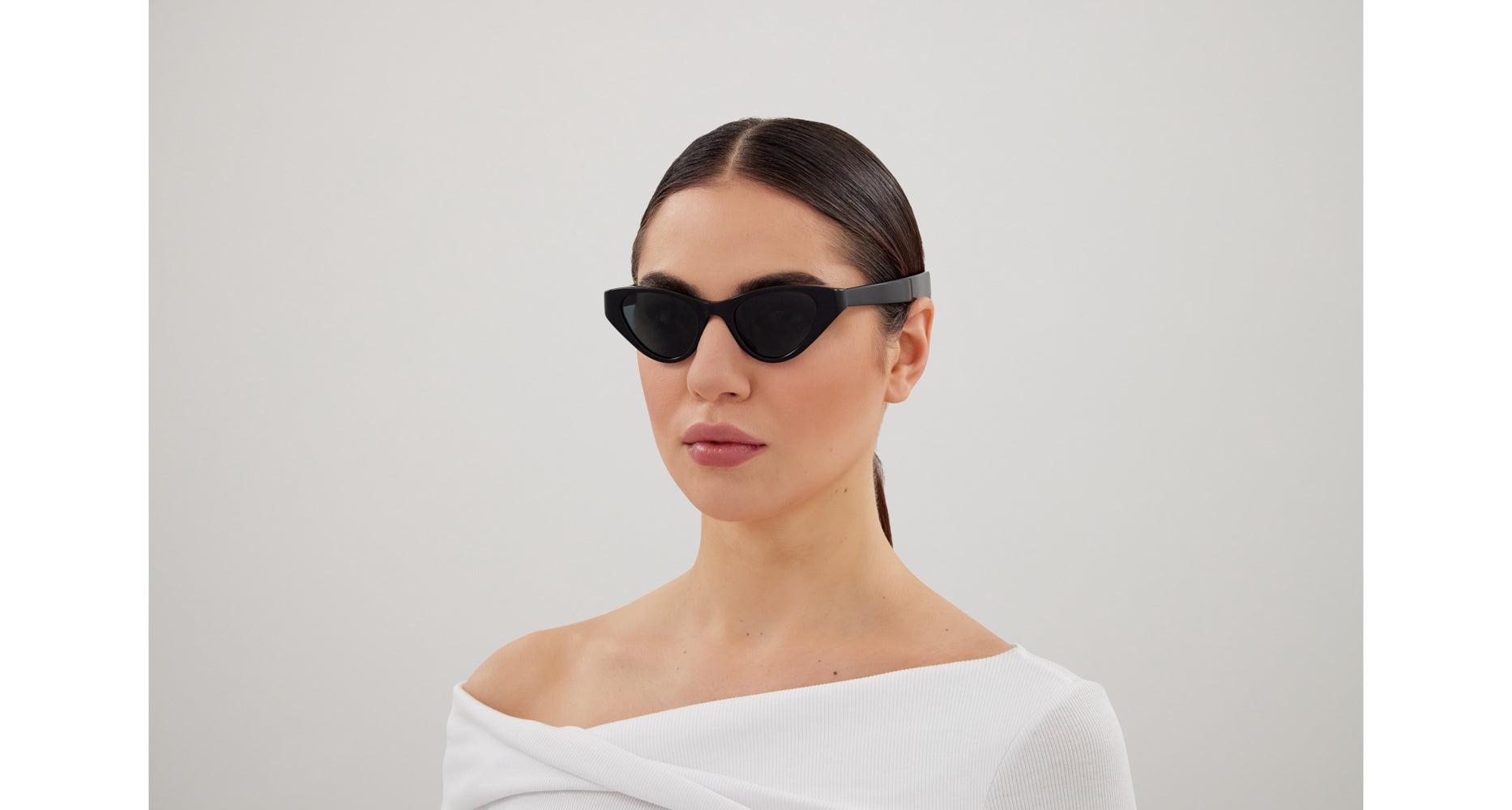 Saint Laurent SL M144 Cat Eye Sunglasses | Fashion Eyewear US