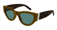 Saint Laurent SL M94#colour_brown havana/green