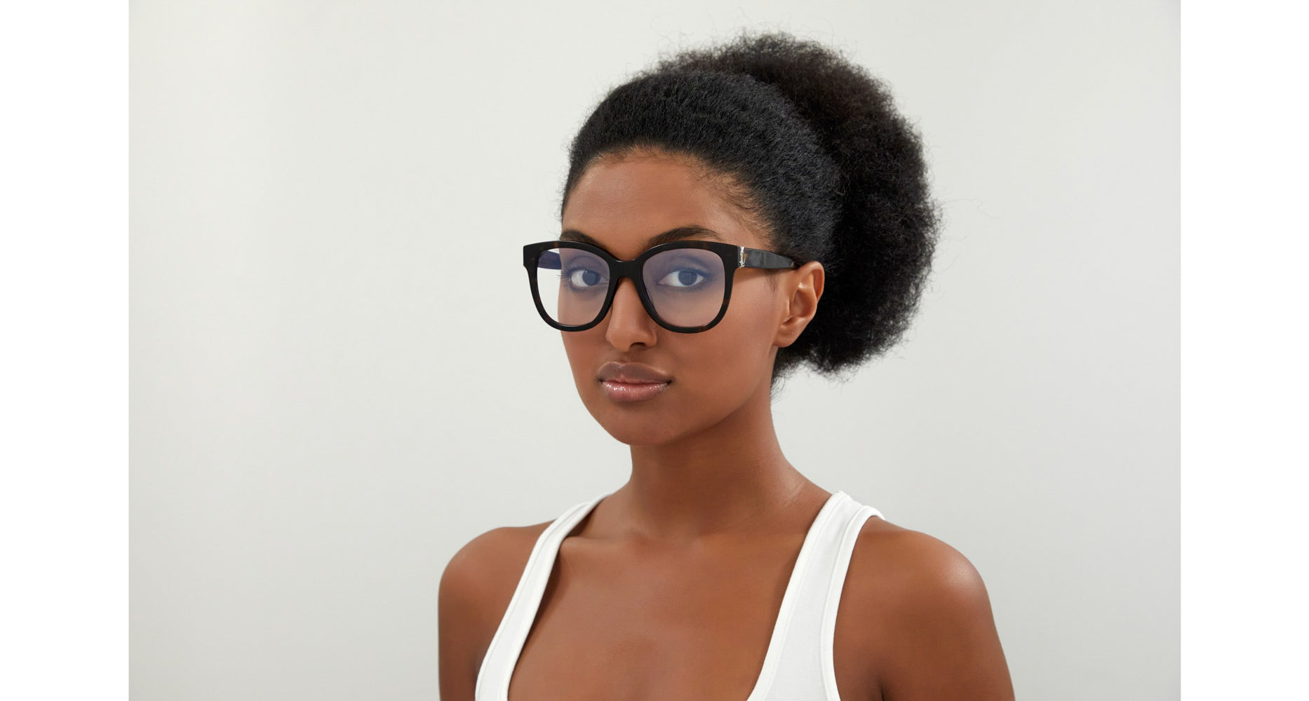 Saint Laurent SL M97 Square Glasses | Fashion Eyewear US
