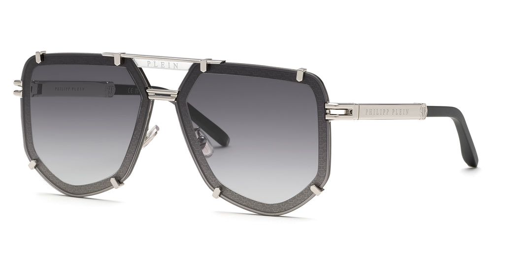 PHILIPP PLEIN スクエアフレムサンクラス SPP121S 0700 Philipp Plein - Plein Queen SPP121S (Dark Havana) – Good See Co.