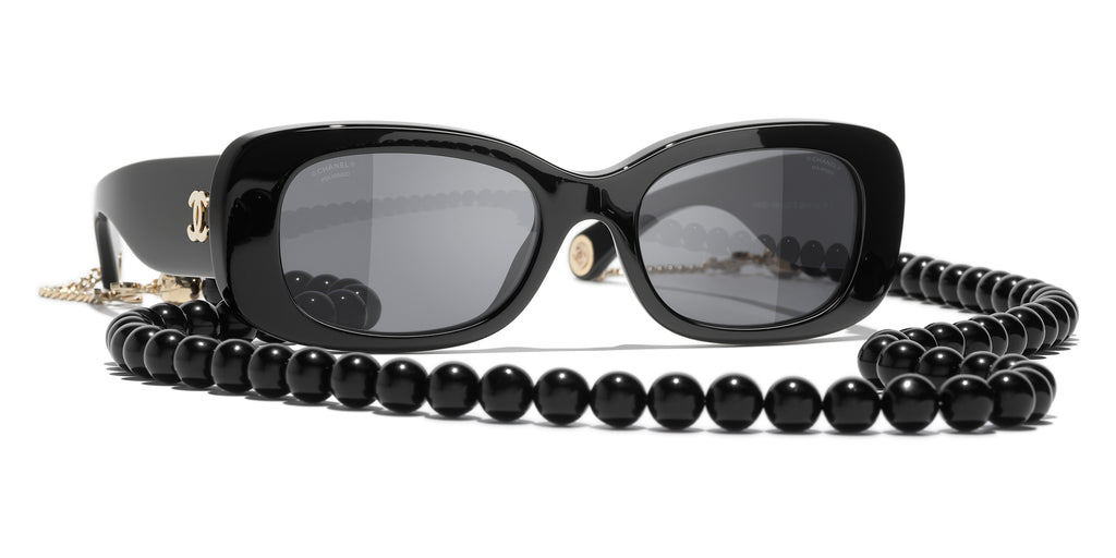 chanel sunglasses black womens