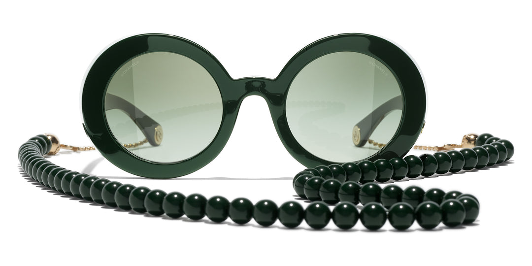 CHANEL 5489 Round Sunglasses | Fashion Eyewear