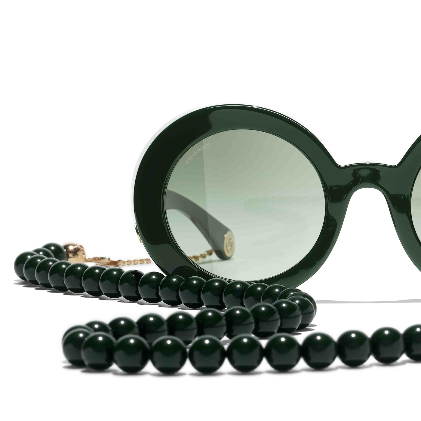 CHANEL 5489 Round Sunglasses | Fashion Eyewear US
