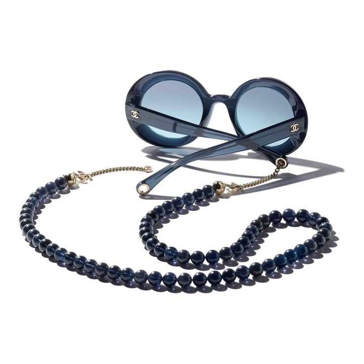 関税込 CHANEL 5489 ラウンド シェイプ サングラス (CHANEL