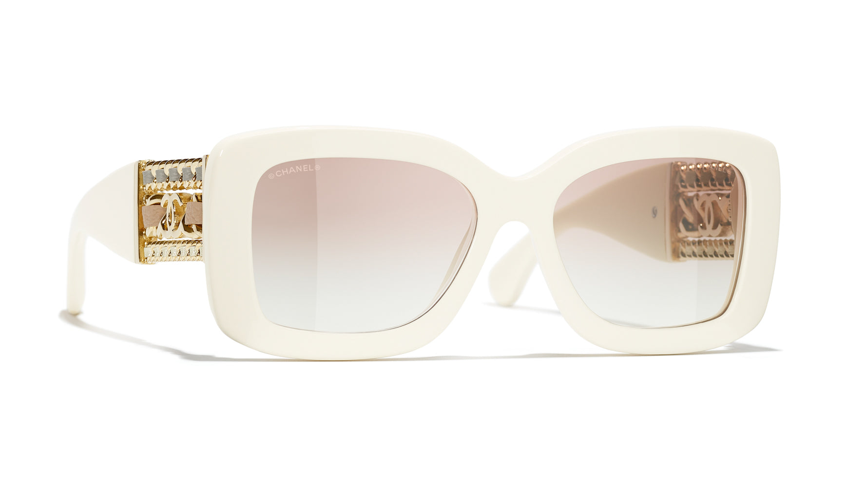 CHANEL 5535Q Square Sunglasses | Fashion Eyewear