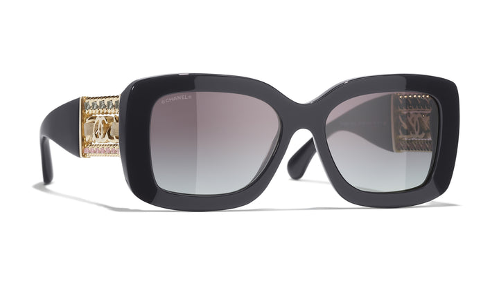 【新品】CHANEL サングラス 5287-A ブラック 新品】CHANEL サングラス 5287-A ブラック CHANEL Side Logo