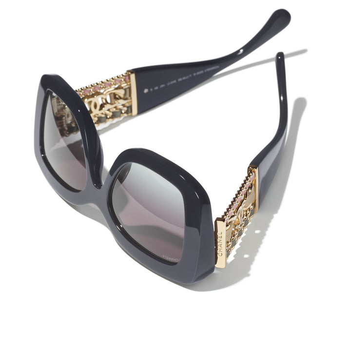 CHANEL 5535Q Square Sunglasses | Fashion Eyewear