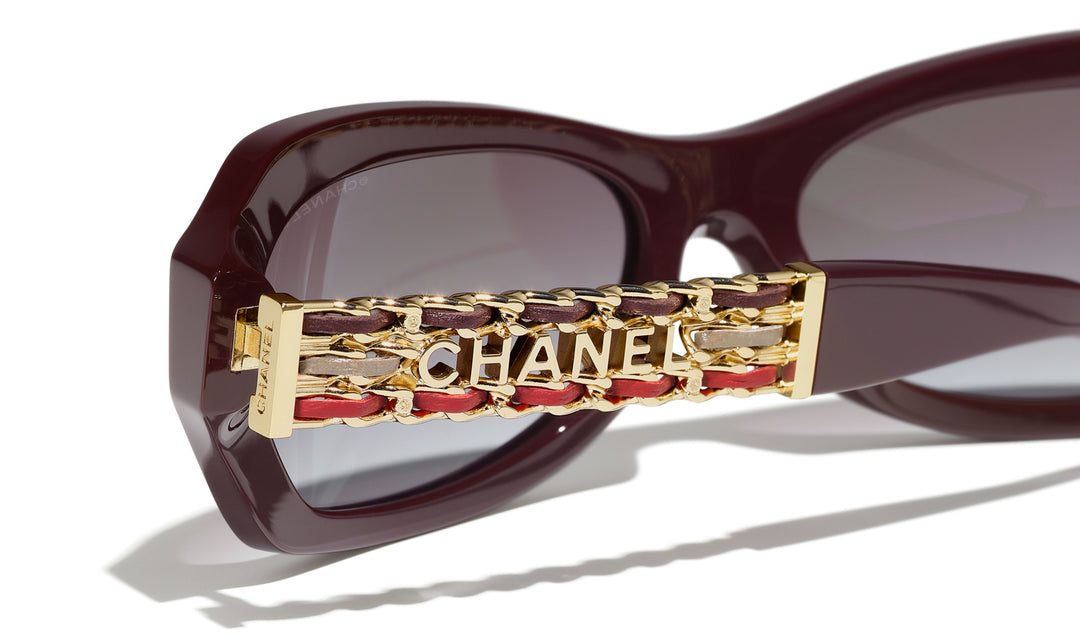 CHANEL 5537Q Oval Sunglasses | Fashion Eyewear
