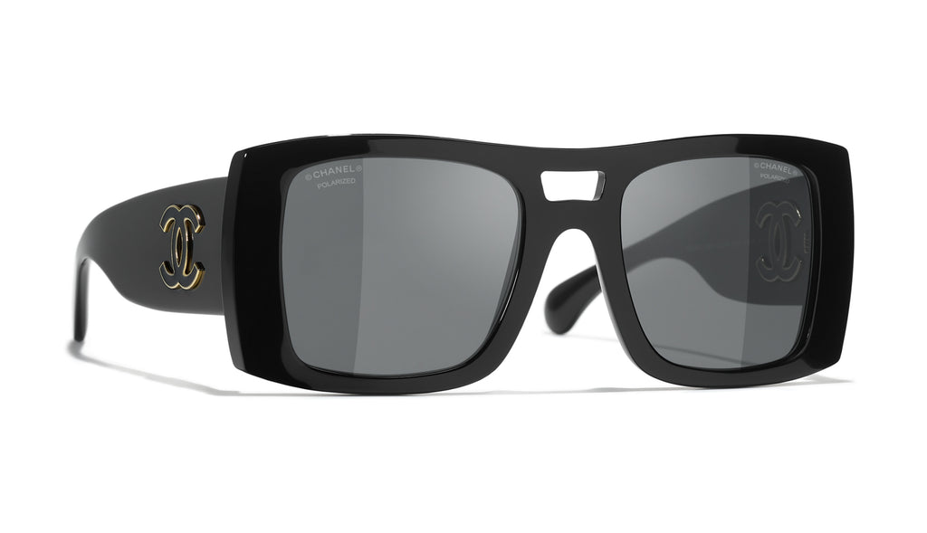 CHANEL 5539 Square Sunglasses | Fashion Eyewear US