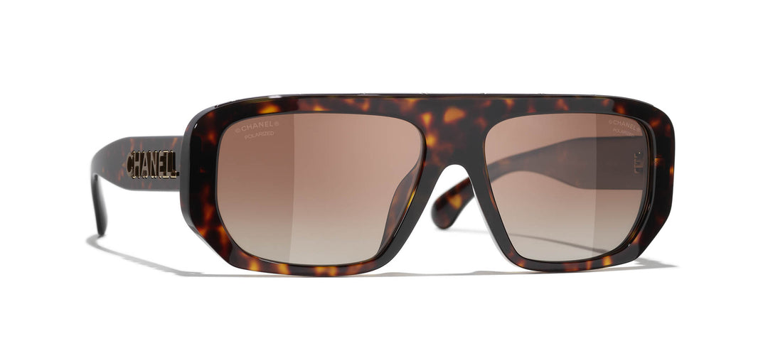 CHANEL 5556U Shield Sunglasses | Fashion Eyewear US