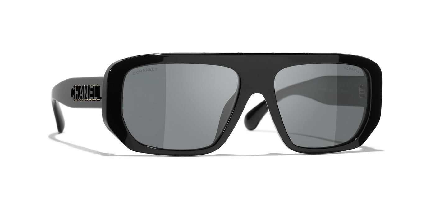 CHANEL 5556U Shield Sunglasses | Fashion Eyewear US