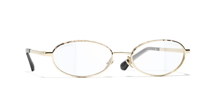 CHANEL 2227S Oval Glasses | Fashion Eyewear US display picture 2