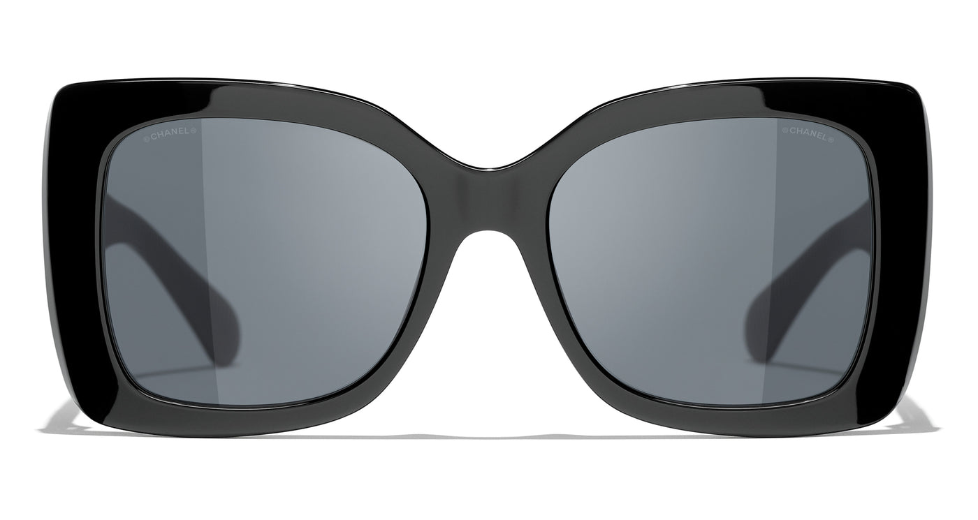 Chanel 5494 Sunglasses Black/Grey Square Women