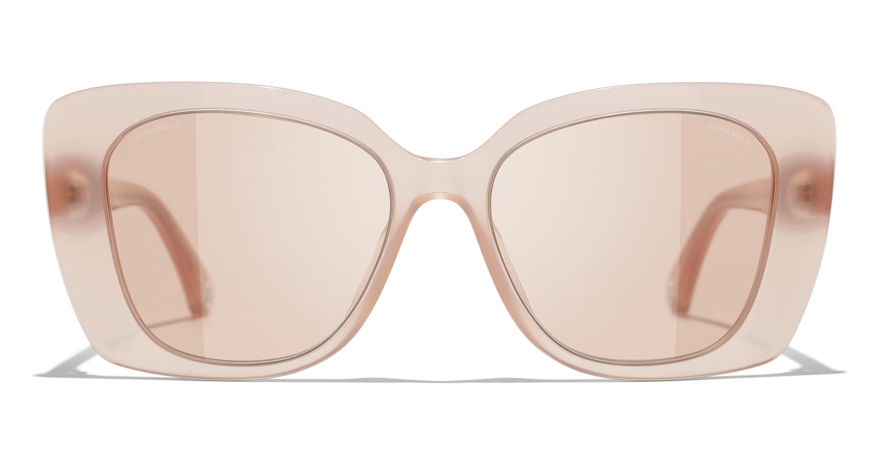 CHANEL, Accessories, Rectangle Chanel Strass Polarized Sunglasses