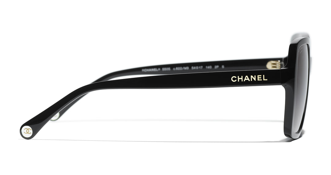 CHANEL☆Square Sunglasses 5505 サングラス 2色【UK発】 CHANEL Sunglasses: Square Sunglasses, acetate & strass