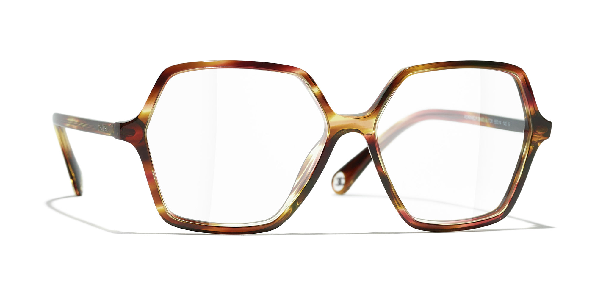 Chanel Square Eyeglasses in Brown