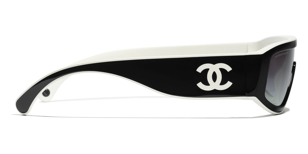 CHANEL 6057 Shield Sunglasses | Fashion Eyewear