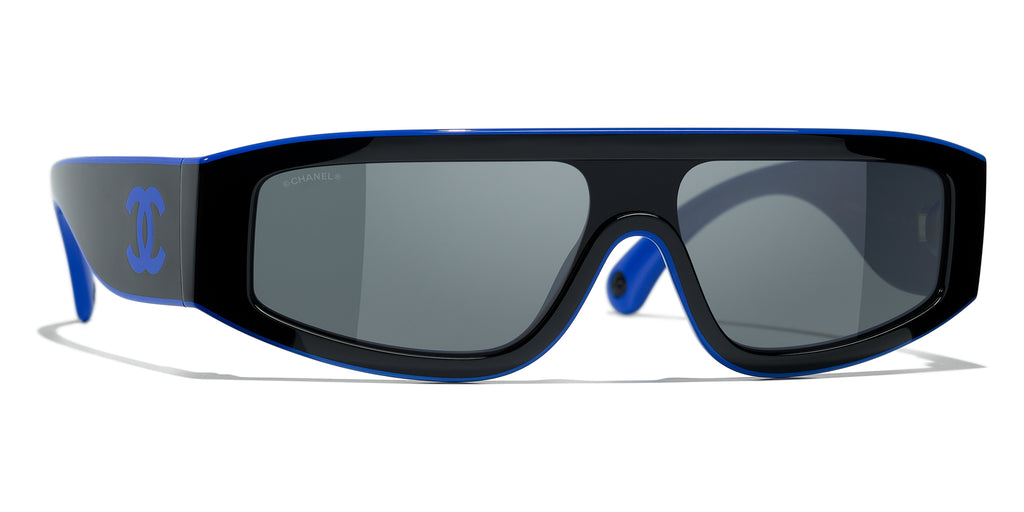CHANEL 6057 Shield Sunglasses | Fashion Eyewear US