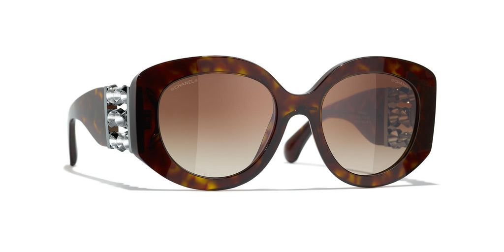 CHANEL 5543 Oval Sunglasses | Fashion Eyewear