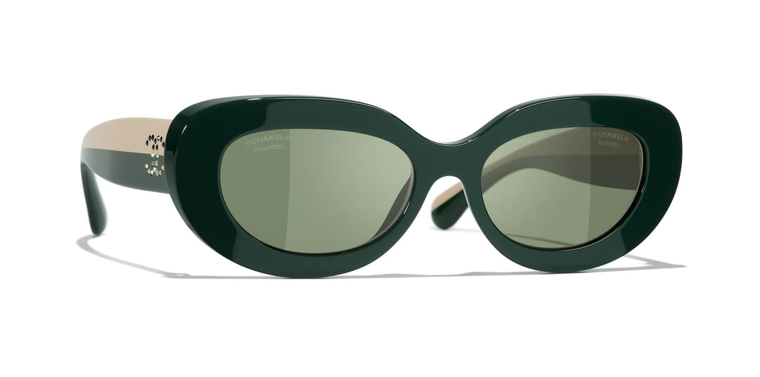 CHANEL 5562B Oval Sunglasses | Fashion Eyewear