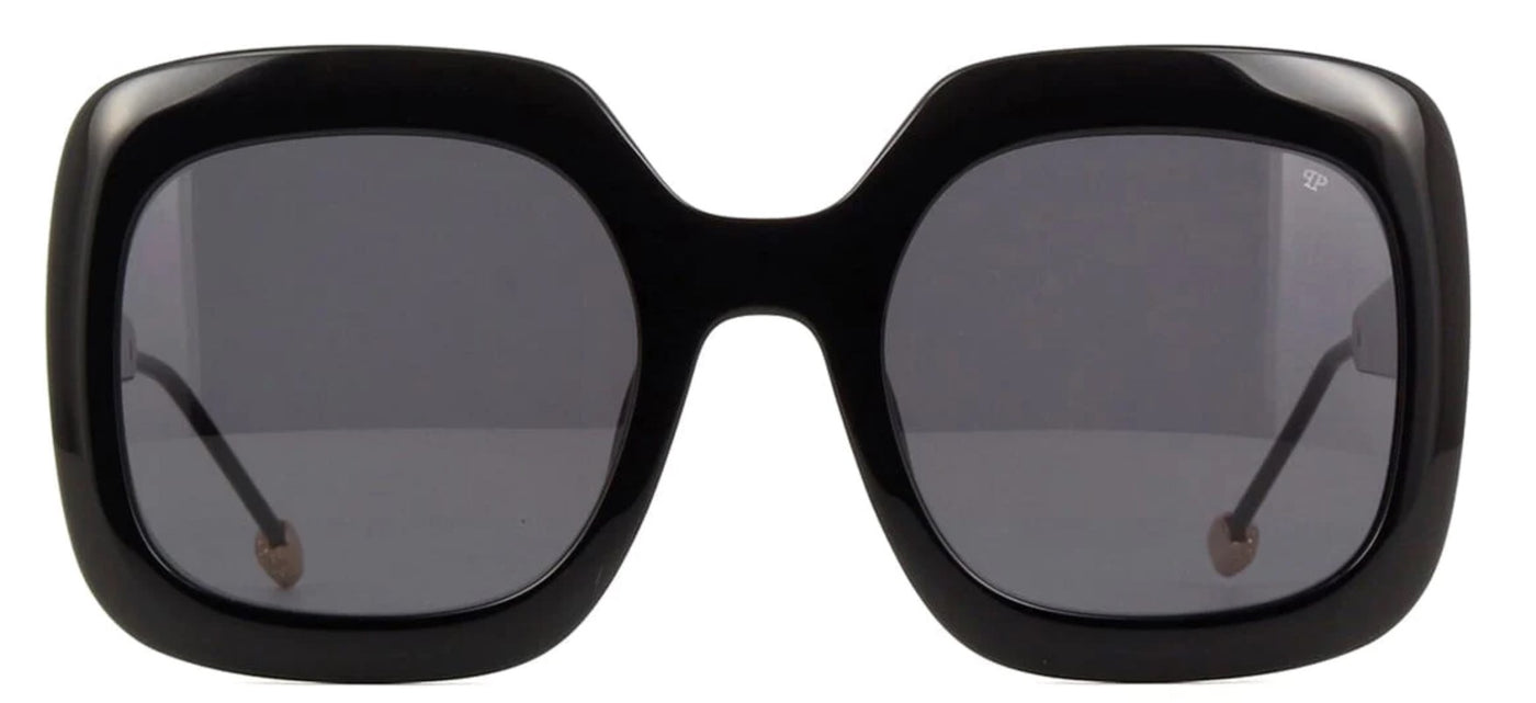 Philipp Plein SPP065S Shiny Black/Smoke #colour_shiny-black-smoke