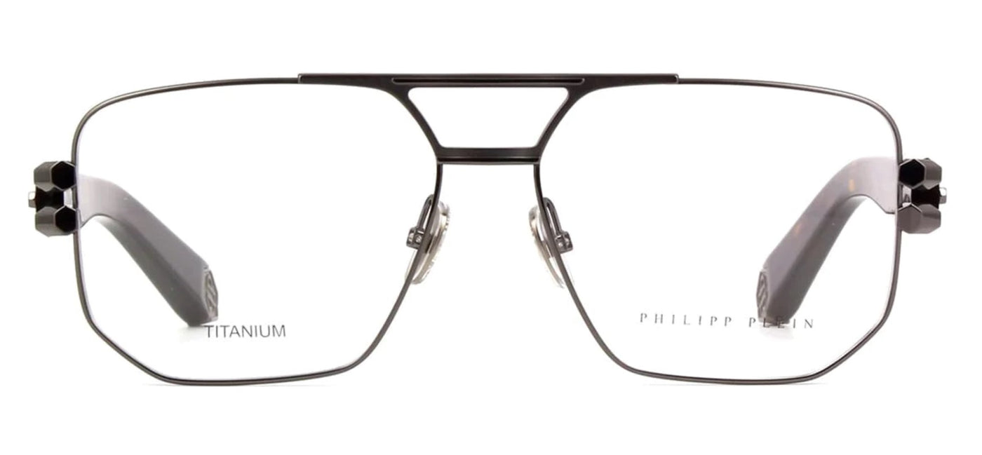 Philipp Plein VPP022M Shiny Gunmetal Sandblasted #colour_shiny-gunmetal-sandblasted