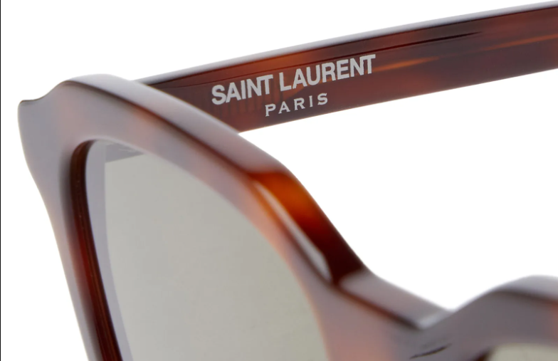 Saint Laurent SL 457 Dark Tortoise/Green #colour_dark-tortoise-green