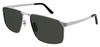 Cartier CT0322S #colour_shiny silver/grey polarised