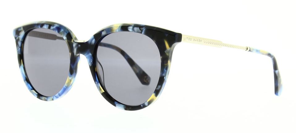 TED BAKER CAT-EYE  BLUE/GREY SUNGLASSES Ted Baker Sunglasses - TB1653-949 – Trovelle main image 4