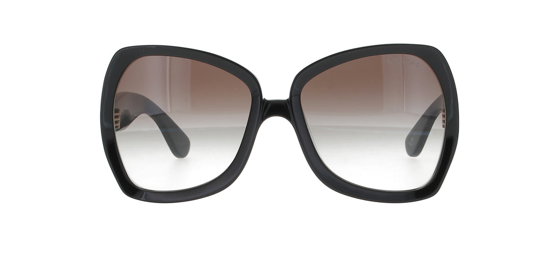 Tom Ford Jerry Black Acetate Oversized Gradient Lens Sunglasses TF1222 Tom Ford Jerry FT1222 Sunglasses in Black – Designer Daydream main image 3