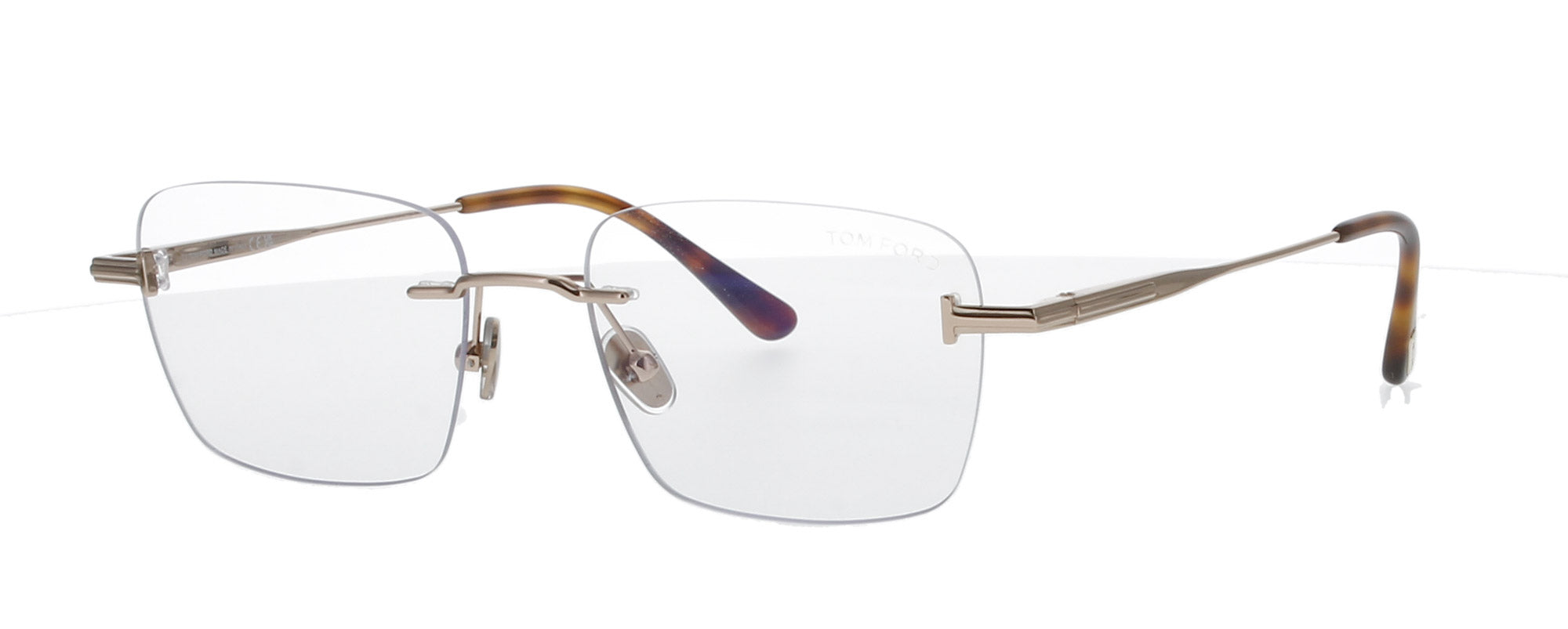 Tom Ford TF6117-B Blue Light Rectangle Glasses | Fashion Eyewear US