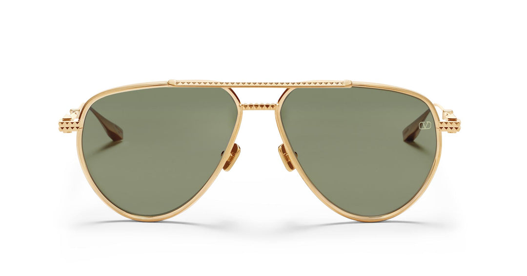 ?❄️ Valentino Aviator ? Valentino Garavani XVI 64MM Aviator Sunglasses | Saks Fifth  main image 2