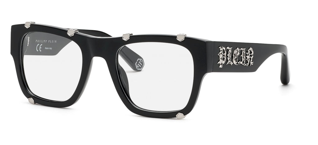 NEW PHILIPP PLEIN SQUARE SUNGLASSES SPP042W 0700 BLACK GREY WOMEN EYEWEAR m_67645ca56af57551211859e2.jpg main image 4