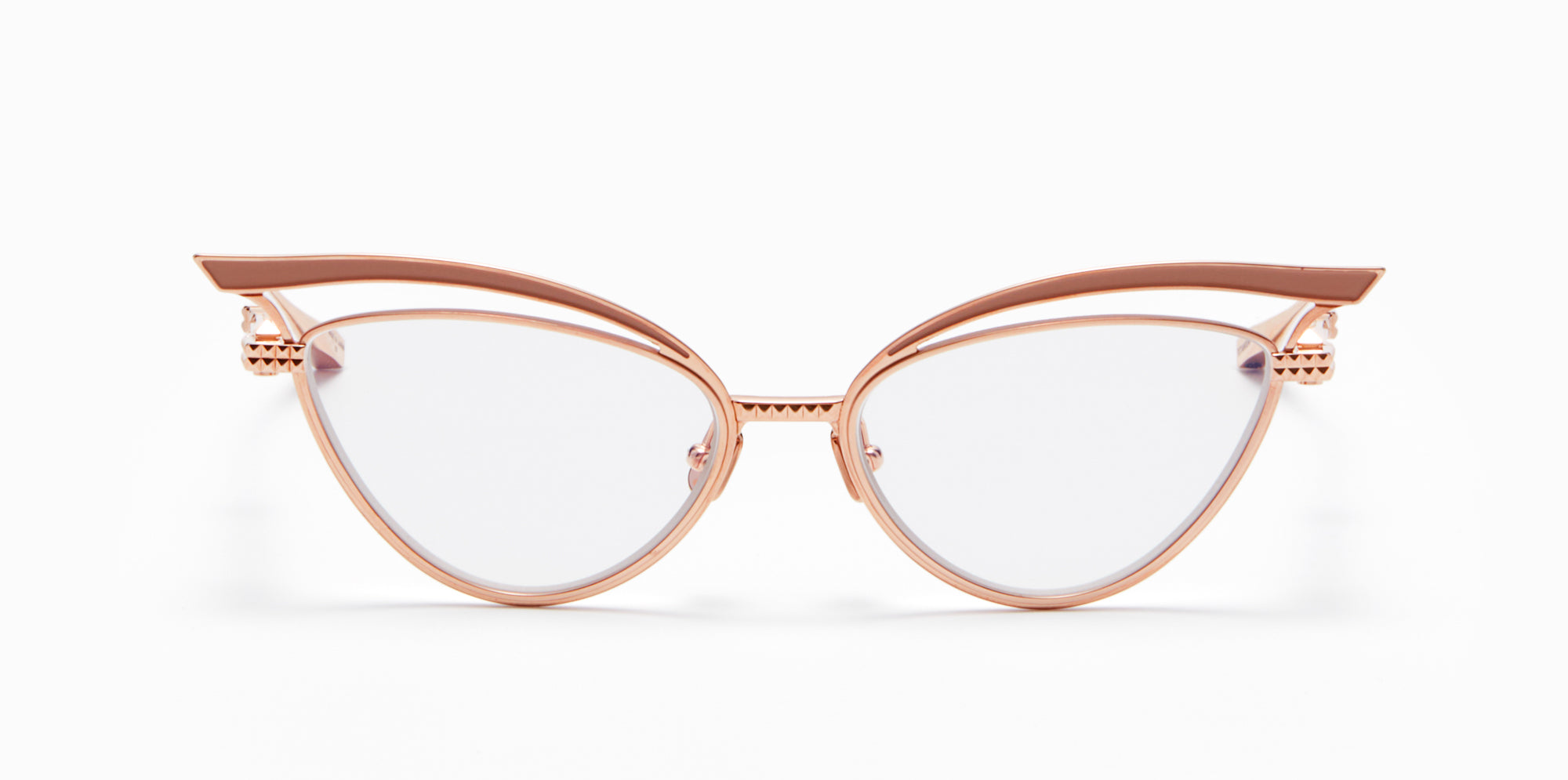 メガネ VALENTINO FW25 Valentino - VLX - f (VLX 118 F) Valentino V Glassliner VLX118 With Chain Cat Eye Glasses