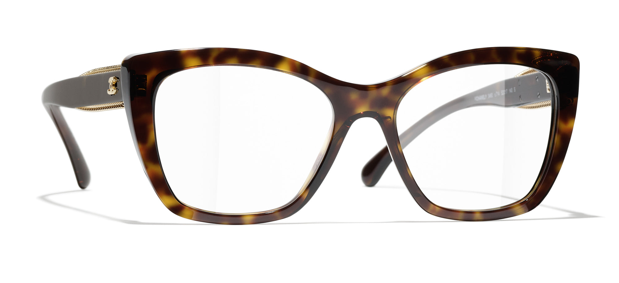 Chanel 3460 Glasses (Red - Cat Eye - Women)