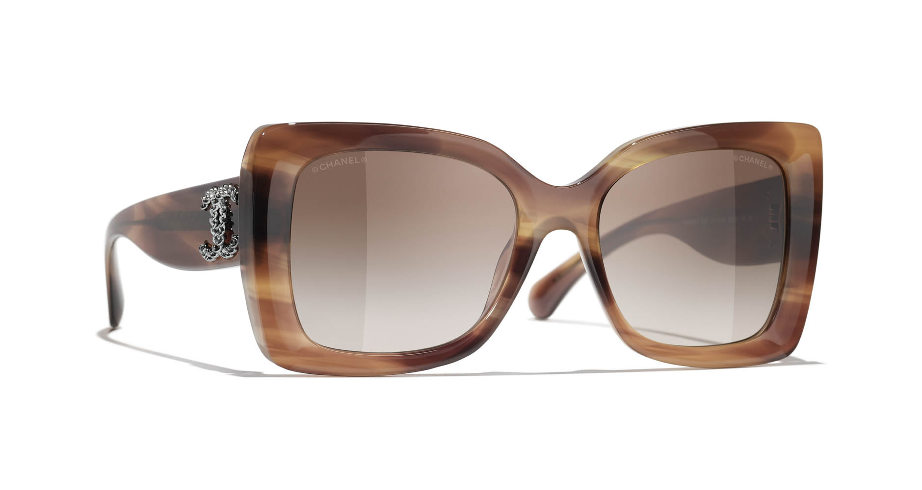 CHANEL サングラス CHANEL 5535Q Square Sunglasses | Fashion Eyewear