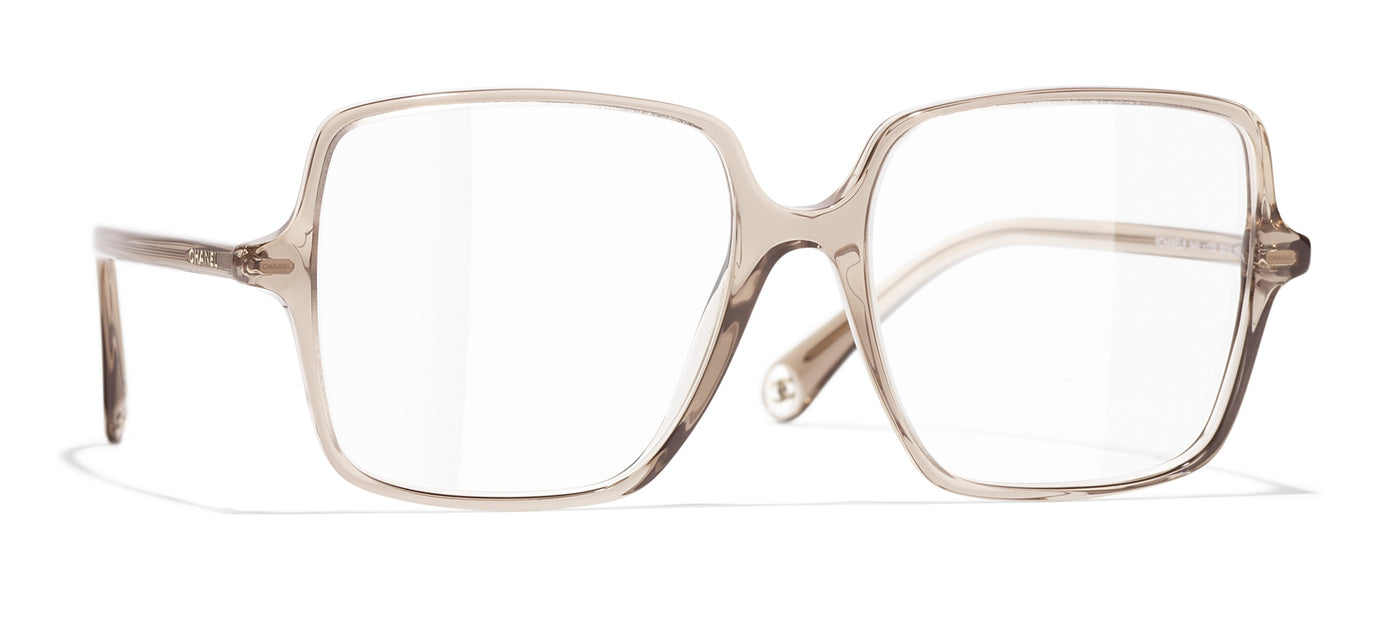 Chanel 3448 Glasses Brown Square Women