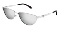 Alexander McQueen AM0456S #colour_silver/grey with silver mirror
