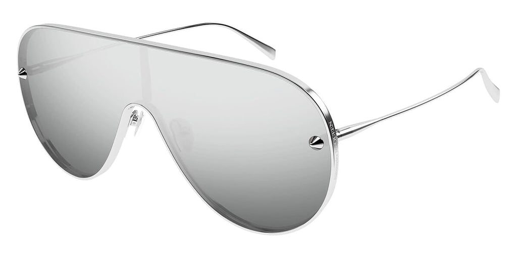 Alexander Mcqueen AM0481S#colour_shiny-silver-grey-with-silver-flash-mirror
