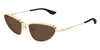 Alexander McQueen AM0522S #colour_shiny gold/brown with light mirror