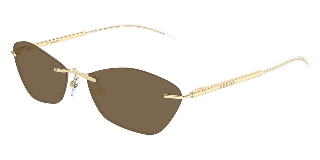 Alexander Mcqueen AM0525S#colour_shiny-gold-brown-with-light-mirror