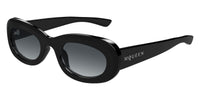 Alexander McQueen AM0527SA #colour_shiny black/grey gradient with light mirror